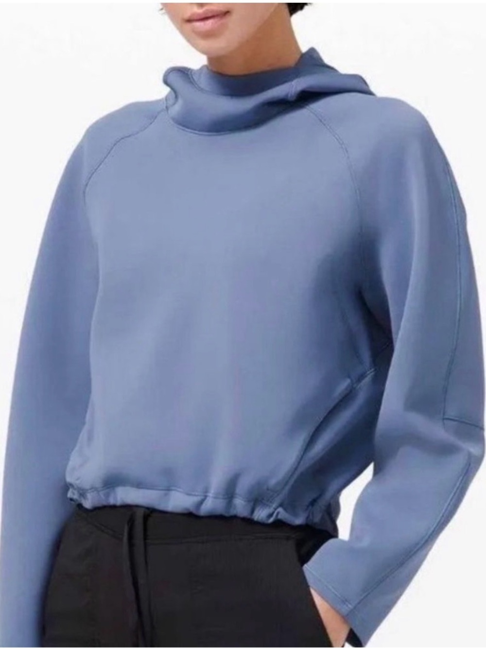 lululemon athletica womens light blue hoodie